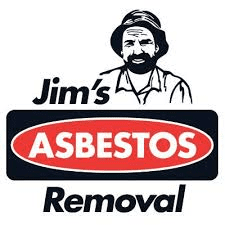 A picture of the logo for jim 's asbestos removal.