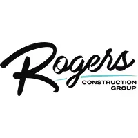 A logo of rogers construction group